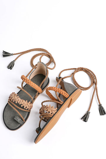 Army Green Casual Strappy Sandales